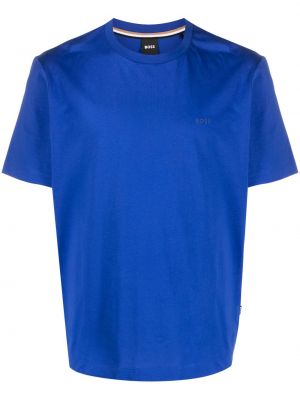 T-shirt en jersey Boss bleu