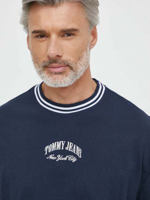 Bavlněné tričko s aplikacemi Tommy Jeans