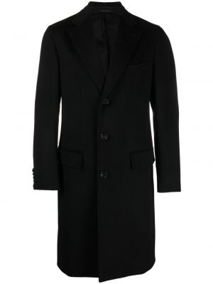 Kašmírový kabát Brioni čierna