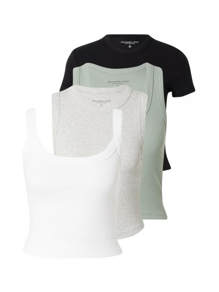 Crop top s melange uzorkom Abercrombie & Fitch