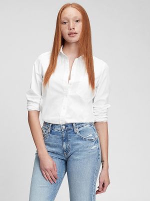 Camisa manga larga Gap blanco