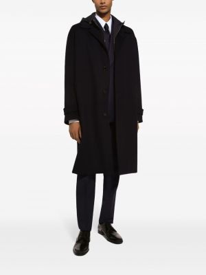Mantel mit kapuze Dolce & Gabbana schwarz