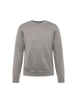 Меланжов пуловер Gant сиво