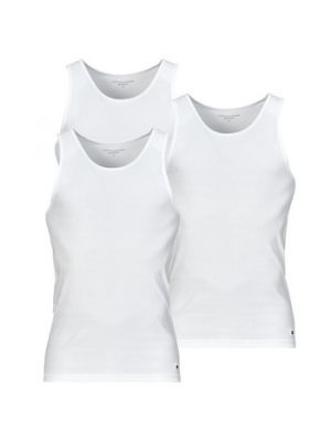 T-shirt senza maniche Tommy Hilfiger bianco