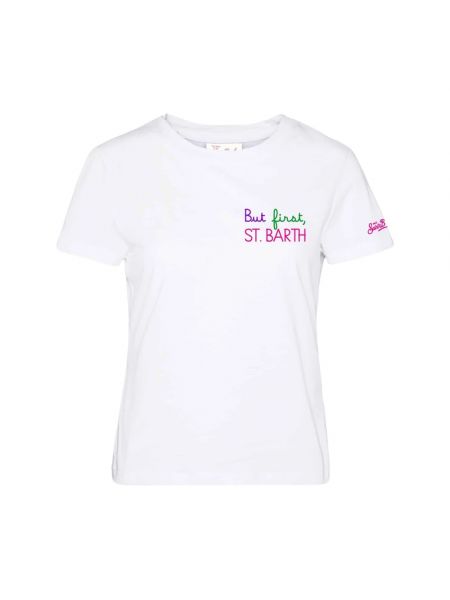 T-shirt Saint Barth weiß
