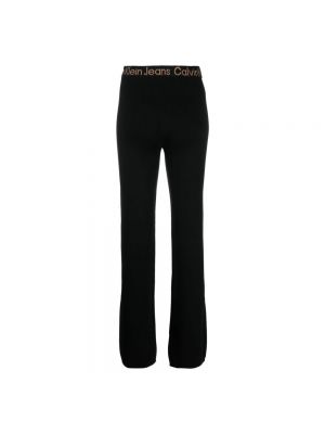Pantalon droit Calvin Klein Jeans noir