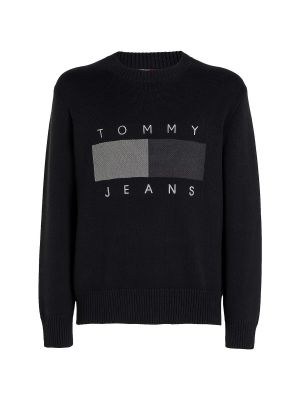 Svetr jersey Tommy Jeans černý