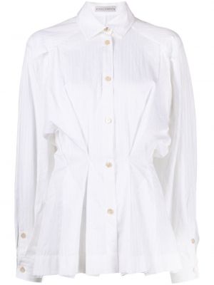 Βαμβακερό πουκάμισο Palmer//harding λευκό