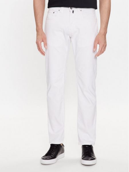 Skinny džíny Pierre Cardin bílé