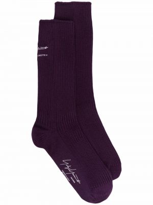 Чорапи Yohji Yamamoto виолетово