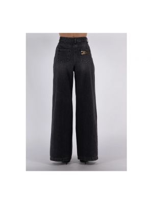 Pantalones con bordado de terciopelo‏‏‎ Elisabetta Franchi negro