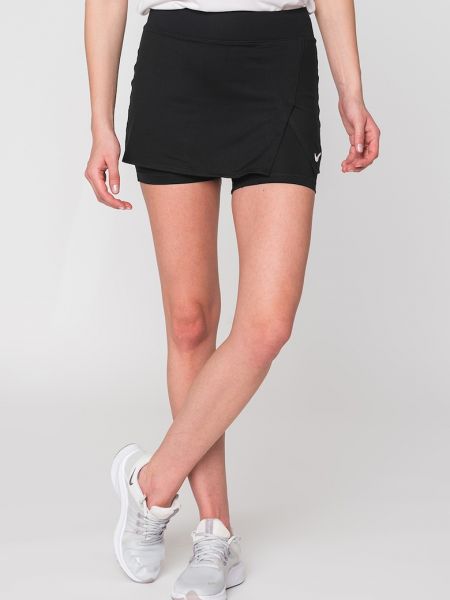 Теннисная юбка мини Nike черная