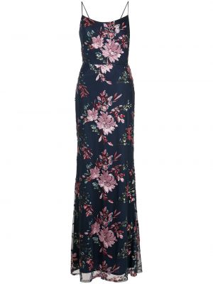 Floral paljett stroppekjole Marchesa Notte Bridesmaids