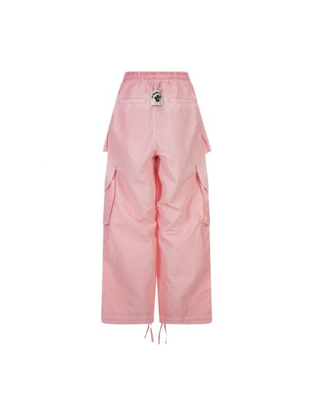Pantalones cargo de algodón A Paper Kid rosa
