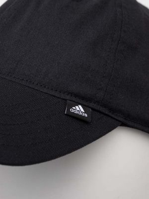 Pamučna kapa Adidas crna