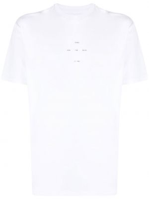 T-shirt en coton à imprimé Song For The Mute blanc