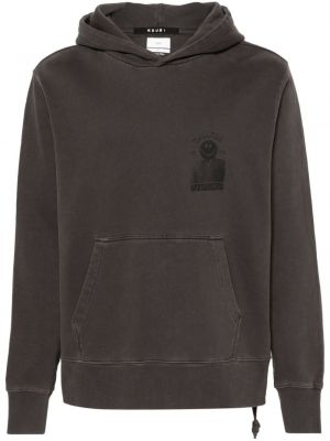 Medvilninis džemperis su gobtuvu Ksubi juoda
