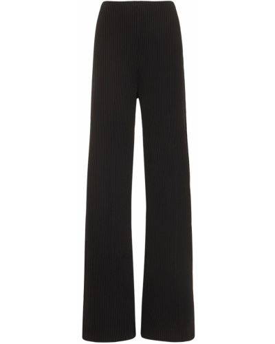 Pantaloni din jerseu Balenciaga negru
