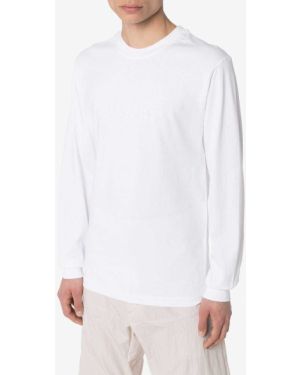Camiseta con bordado manga larga 032c blanco