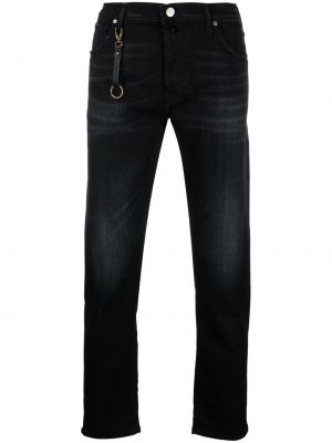 Slank skinny jeans Incotex svart