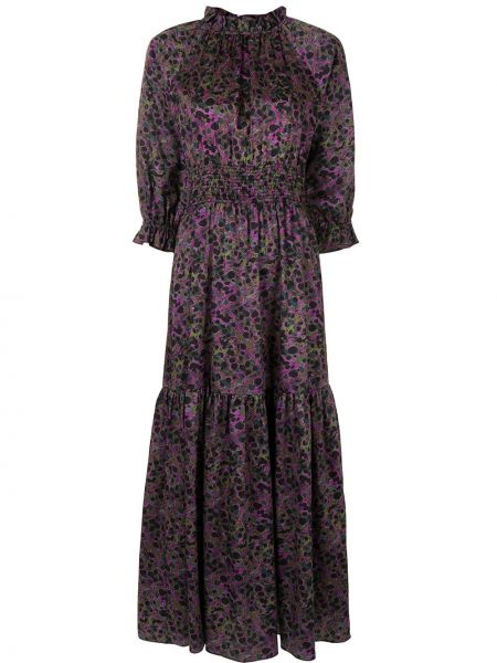 Vestido largo Cynthia Rowley violeta