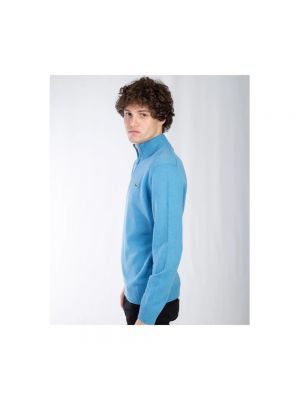 Jersey cuello alto de tela jersey Lacoste azul