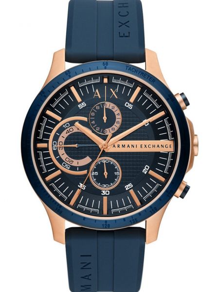 Zegarek Armani Exchange niebieski