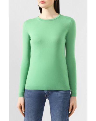 Кашемировый пуловер Ralph Lauren зеленый