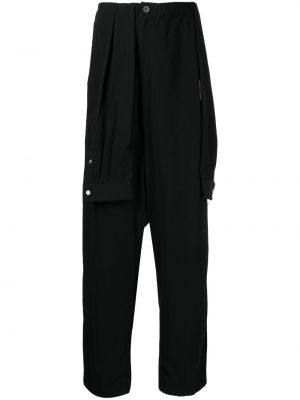 Асиметрични прав панталон Maison Mihara Yasuhiro черно