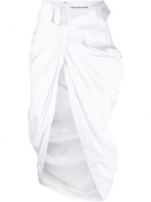 Spódnica midi asymetryczna Alexander Wang biała