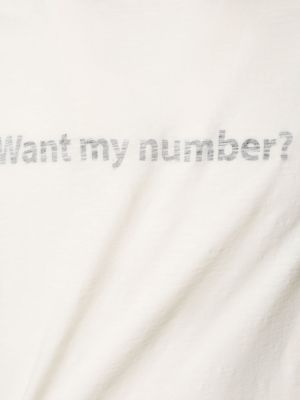 Pamut póló nyomtatás Jaded London fehér