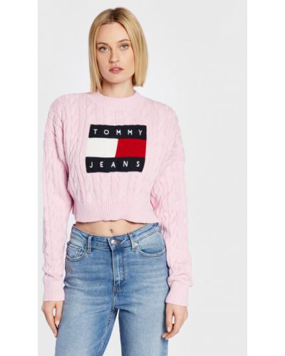Pull Tommy Jeans rose