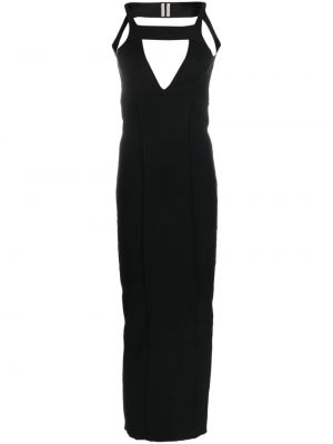 Αμάνικη μάξι φόρεμα Rick Owens μαύρο