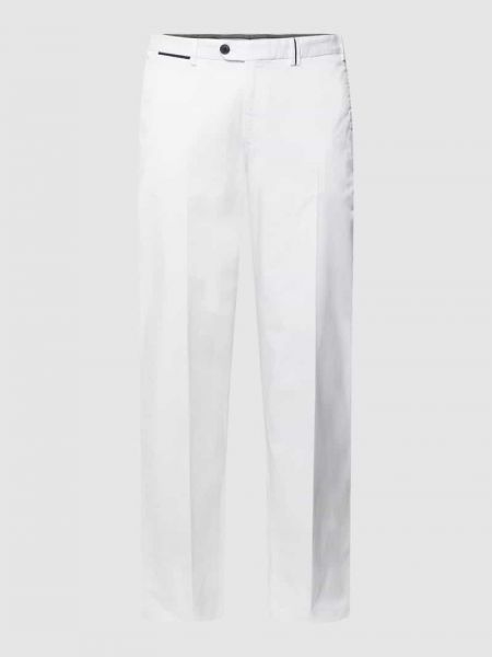 Spodnie slim fit Hiltl białe