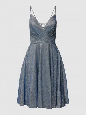 Prosta sukienka Luxuar niebieska