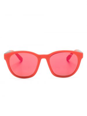 Okulary przeciwsłoneczne dwustronne Emporio Armani czerwone