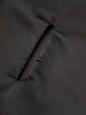Saténový šál Giorgio Armani černý