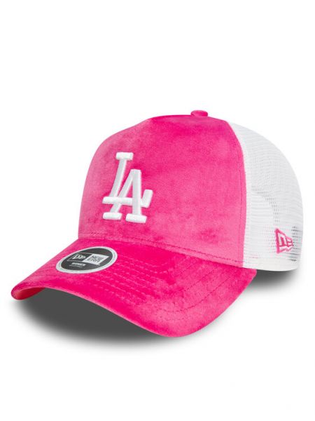 Velúr baseball sapka New Era rózsaszín