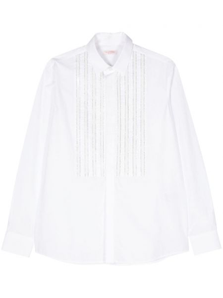 Chemise à imprimé en cristal Valentino Garavani blanc