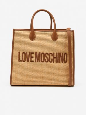 Bevásárlótáska Love Moschino barna
