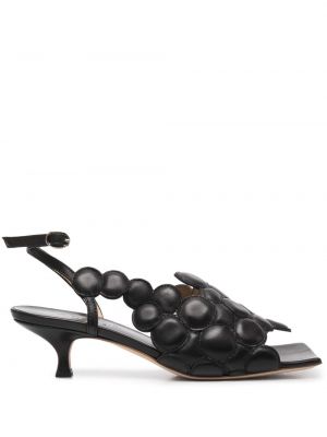 Kožené sandále A.w.a.k.e. Mode čierna