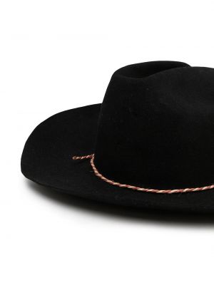 Sombrero de fieltro Visvim negro