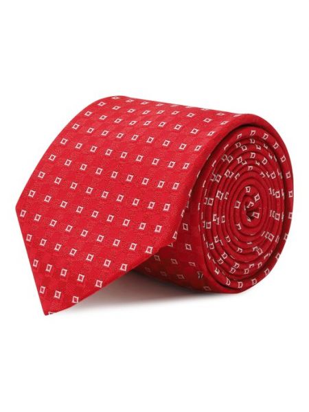 Шелковый галстук Brouback красный