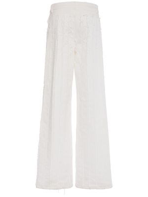 Jeans aus baumwoll ausgestellt Blumarine weiß