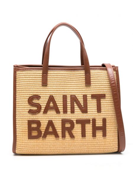Geantă shopper Mc2 Saint Barth bej