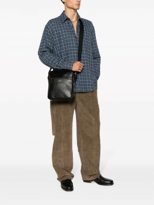 Kožená taška přes rameno Polo Ralph Lauren