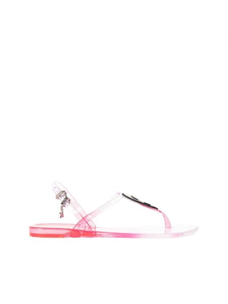 Sandales à motif dégradé Karl Lagerfeld rose