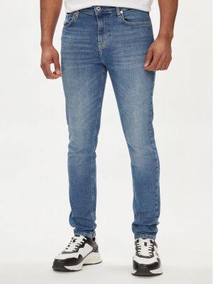 Skinny fit džinsai Karl Lagerfeld Jeans mėlyna