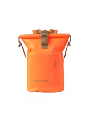Pomarańczowy plecak Filson