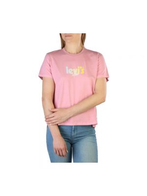 Różowa koszulka Levi's